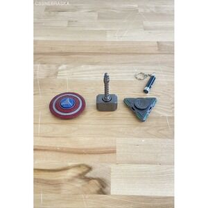 Fidget Spinners Lot of 3 Toy Spinners. Two Avengers, One Space Tri